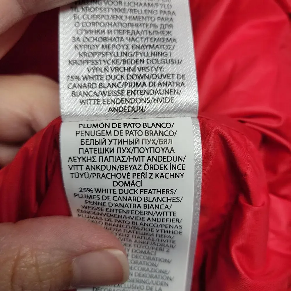 NWOT Polo Ralph Lauren El Cap Jacket 2XB Red Down Puffer Full Zip Hooded